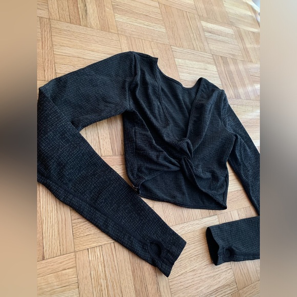 Joy Lab Women’s Bolero Shrug Activewear Longsleeve Crop w/ Thumbholes size XS - Picture 6 of 11